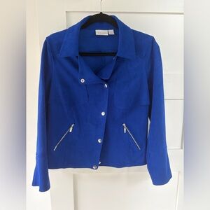 Chico's Vibrant Blue  Jacket